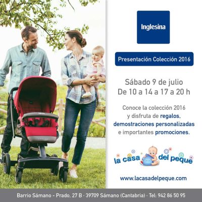 Evento Inglesina en La Casa del Peque el 9 de julio