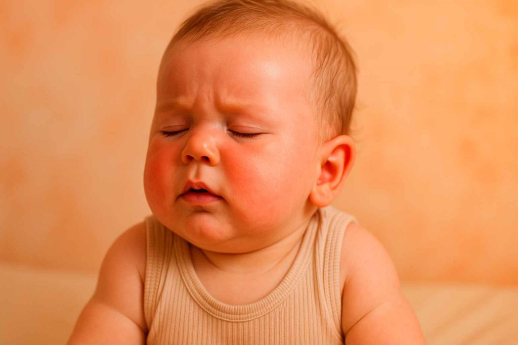 cómo saber si un bebé tiene calor