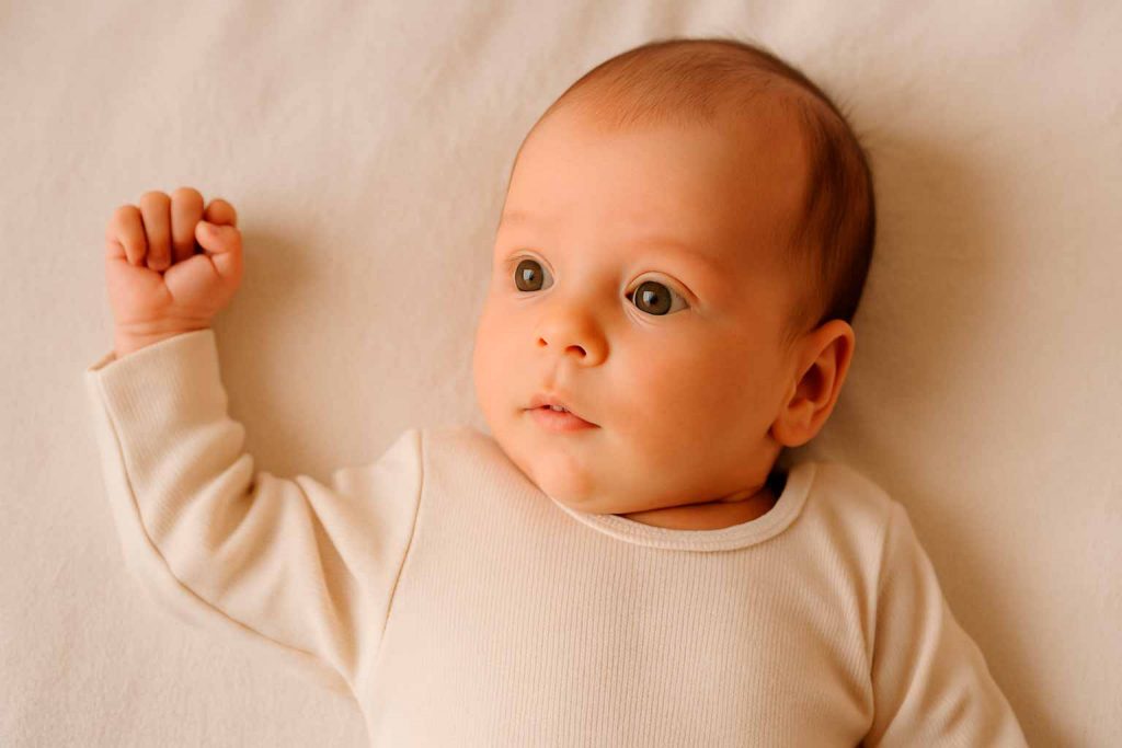 Cómo ve un bebé de 1 mes