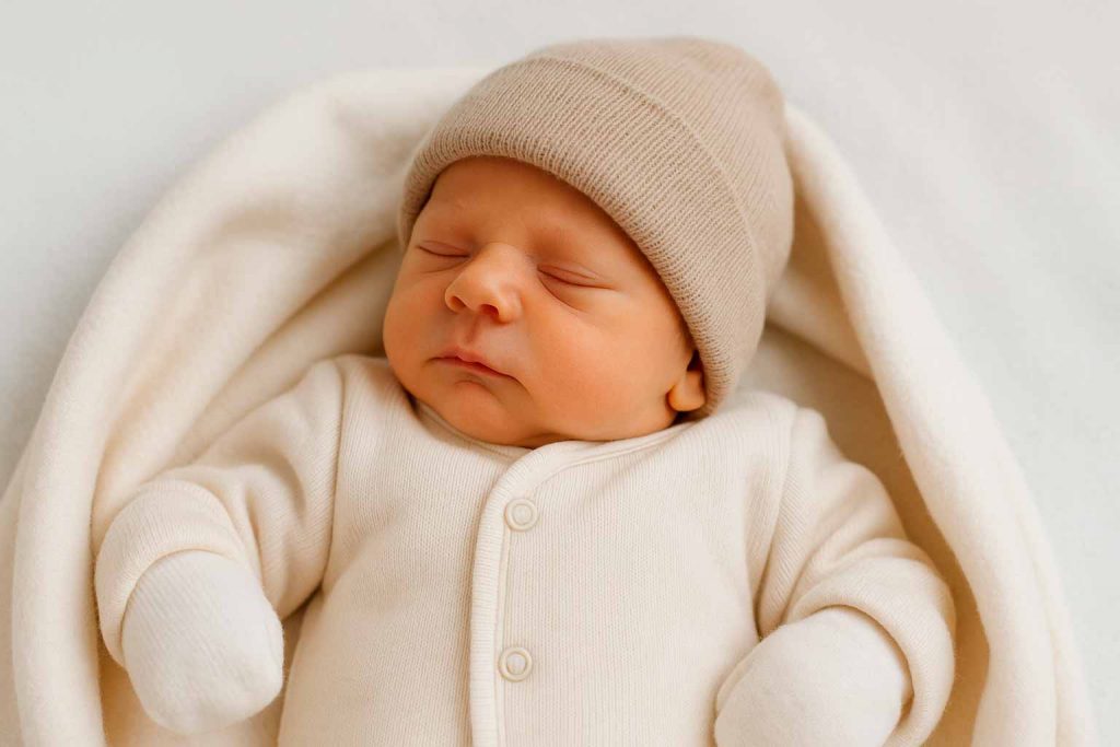 cómo vestir a un recién nacido para salir del hospital