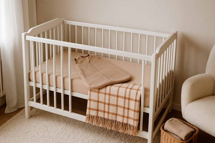 Cómo vestir la cuna del bebé en invierno para mantenerle calentito y seguro