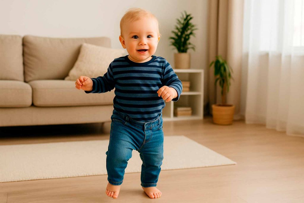 cuándo empiezan a andar los bebés