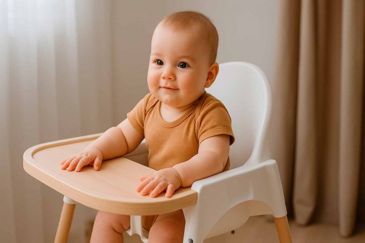 Cuándo sentar al bebé en la trona: guía completa para padres primerizos