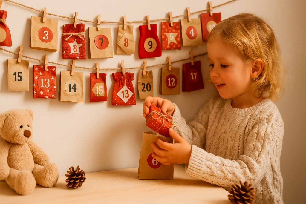 qué meter en un calendario de adviento para niños