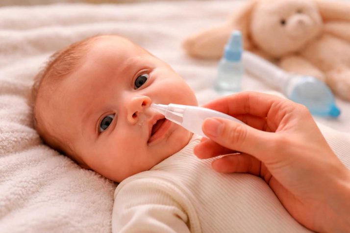 Mocos en bebés de 1 mes: causas frecuentes, cuándo preocuparse y cómo aliviar la congestión