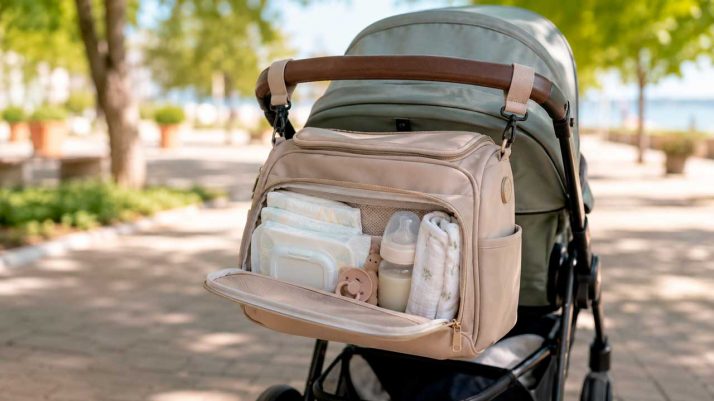 Bolso maternal para el carrito: qué llevar en cada salida con el bebé