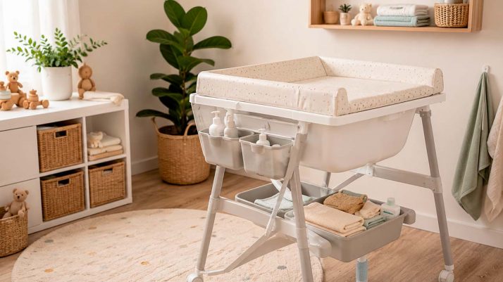 Bañera cambiador bebé: tipos, medidas y consejos para elegir la adecuada