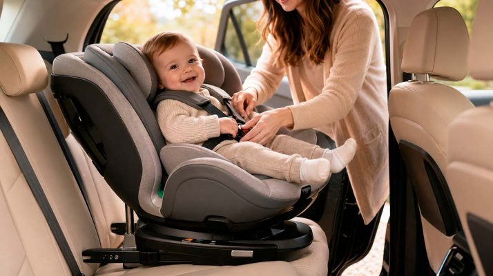Silla de coche giratoria 360º: cómo elegir la más adecuada para tu bebé